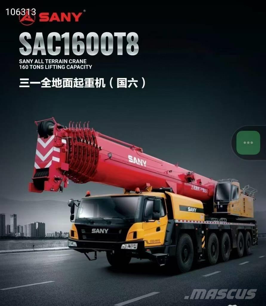 Sany SANY 160 Tons All terrain cranes