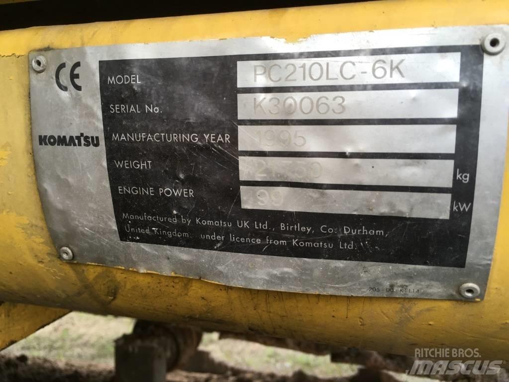 Komatsu PC210LC-6K Crawler excavators