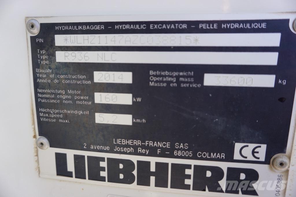 Liebherr R 936 N LC Crawler excavators