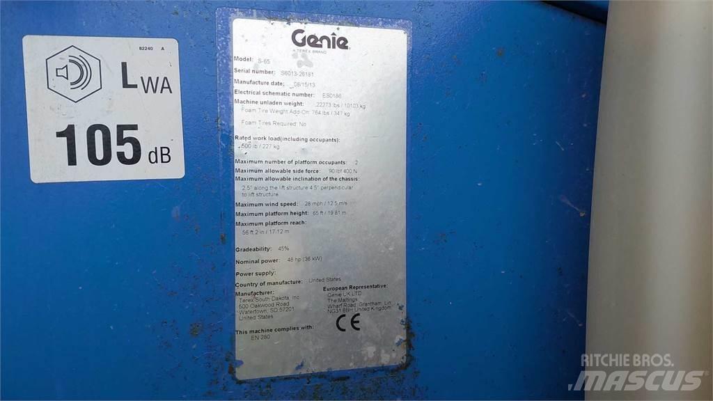 Genie S65 Telescopic boom lifts