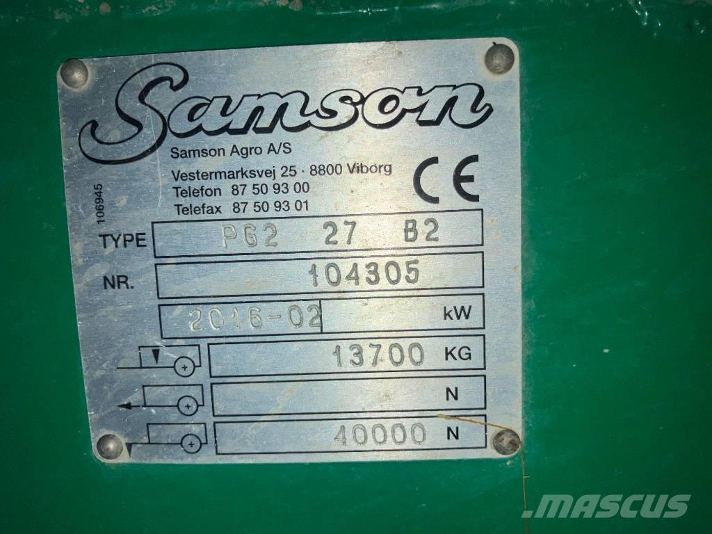Samson PG2 27 Slurry tankers