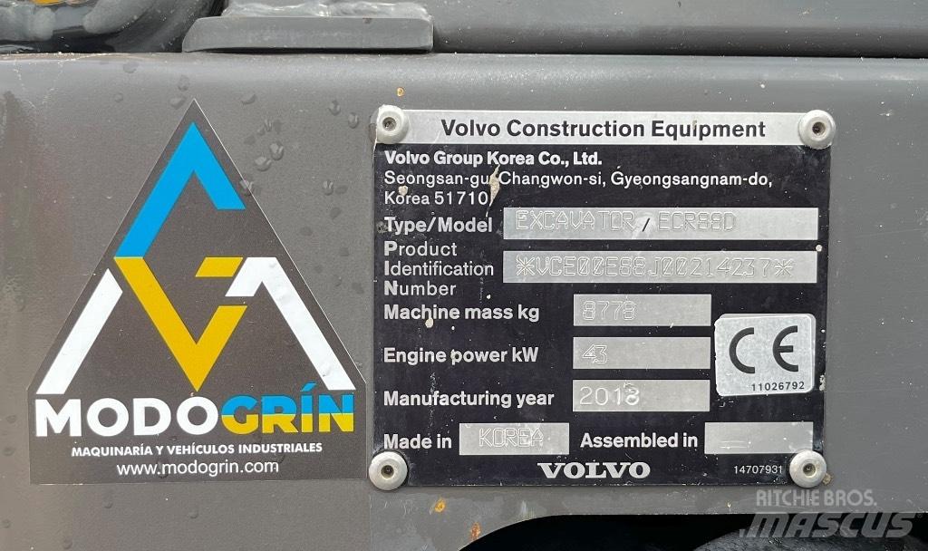Volvo ECR 88 Mini excavators < 7t (Mini diggers)