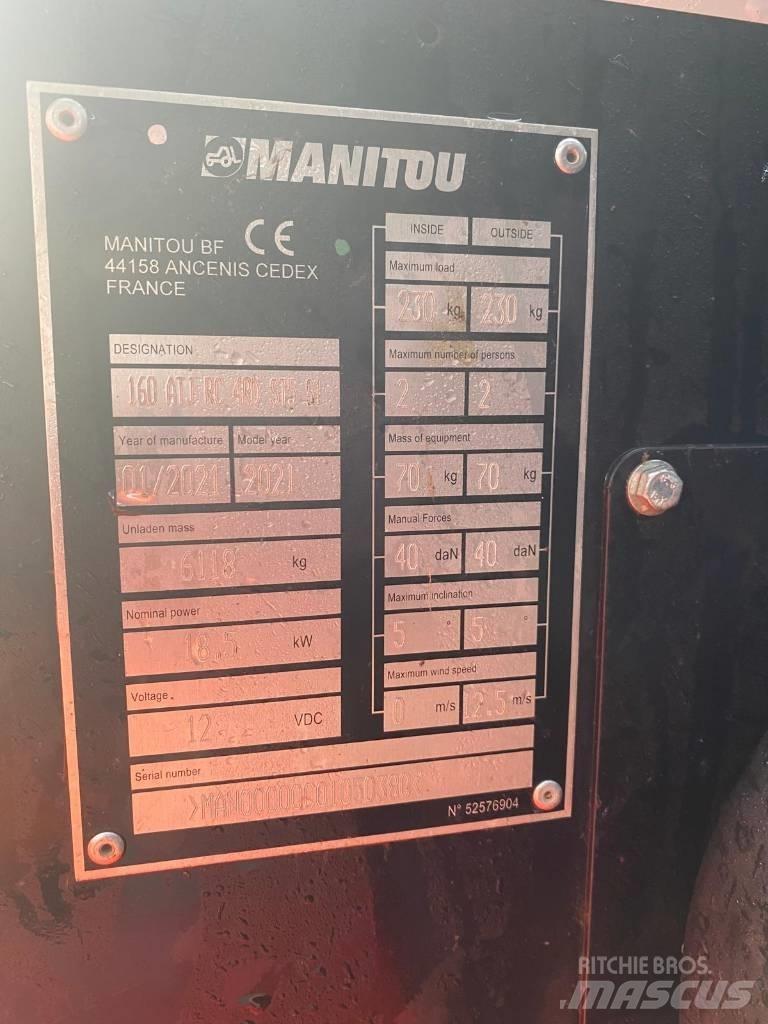 Manitou 160 ATJ Articulated boom lifts