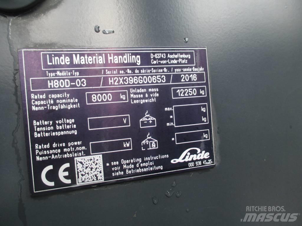 Linde H80D Diesel trucks