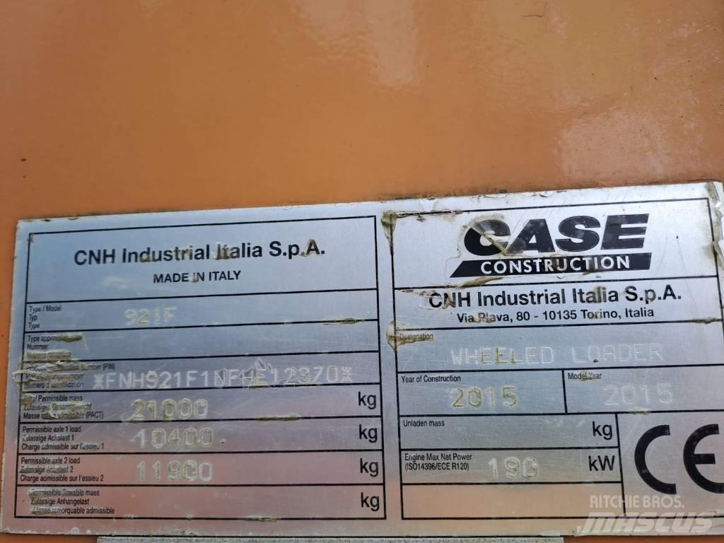 CASE 921 F Wheel loaders