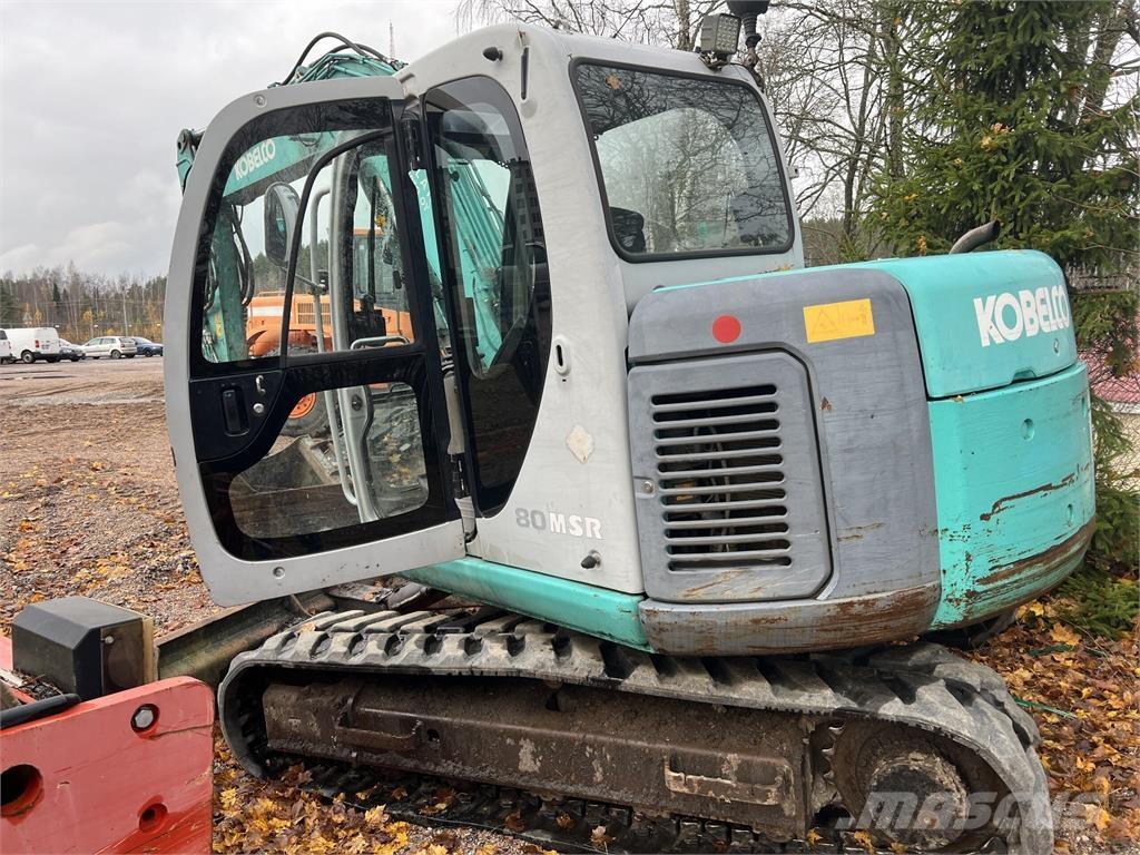 Kobelco 80 MSR Mini excavators  7t - 12t