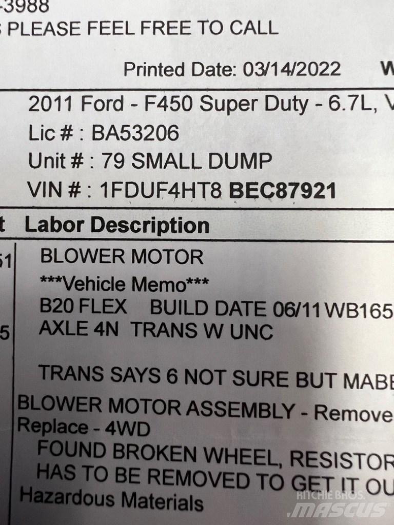 Ford F450 SUPER  DUTY Other