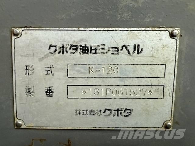 Kubota K-120 Crawler excavators