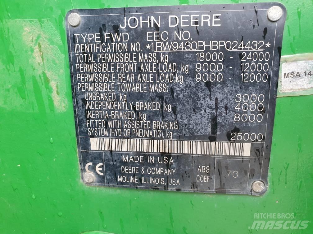 John Deere 9430 Tractors