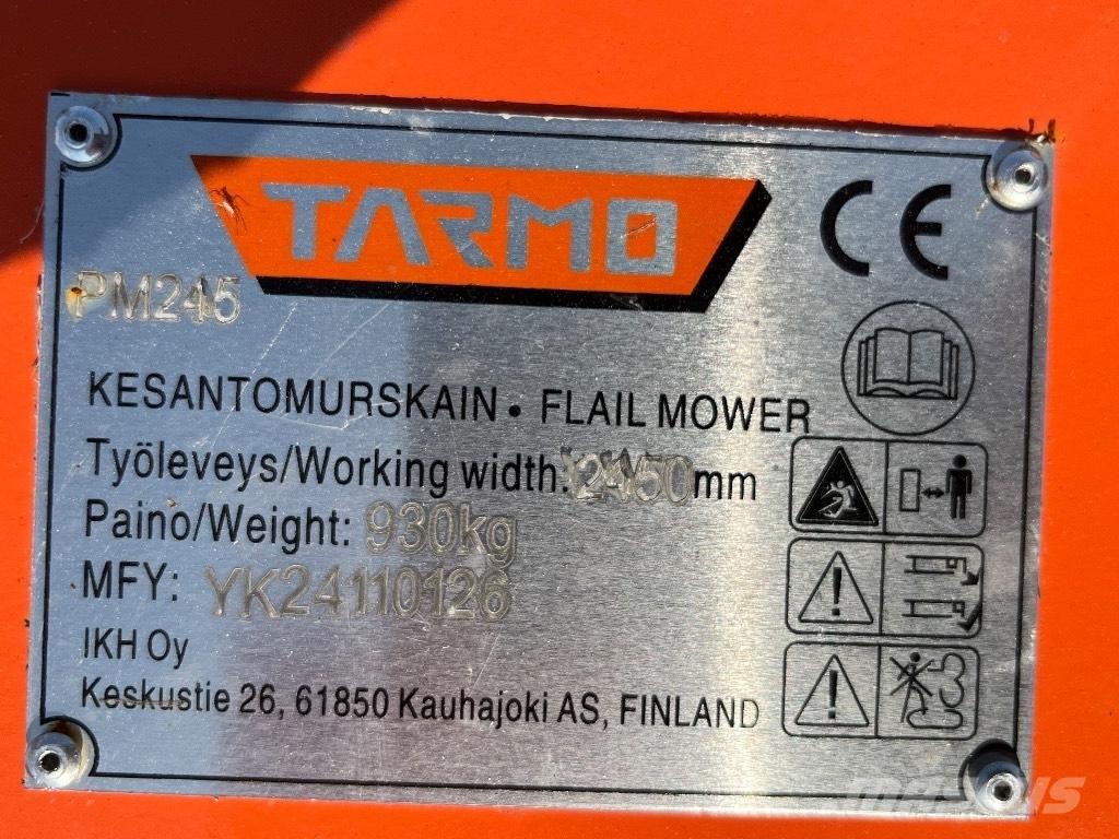 Tarmo PM 245 Pasture mowers and toppers