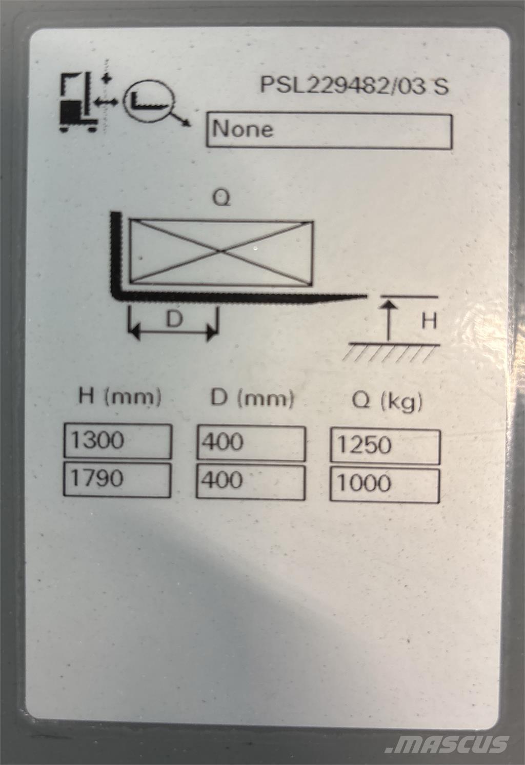 Atlet PSL125 Pedestrian stacker