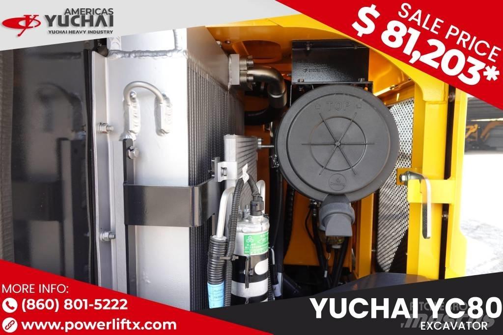 Yuchai YC80 Crawler excavators
