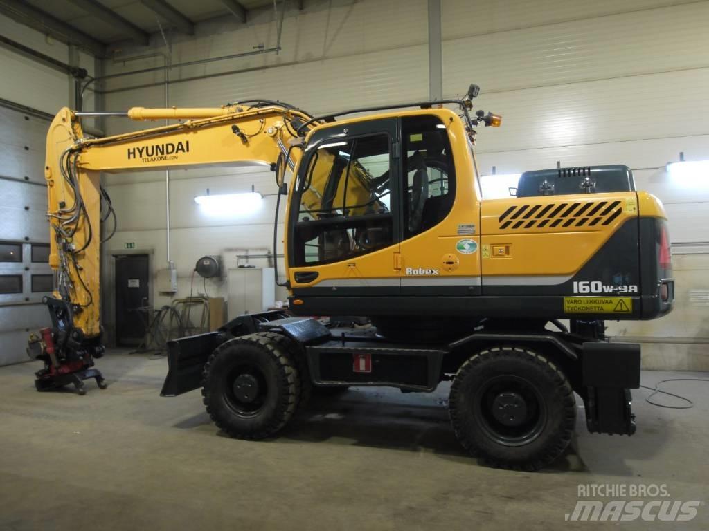 Hyundai R 160 W-9A Wheeled excavators