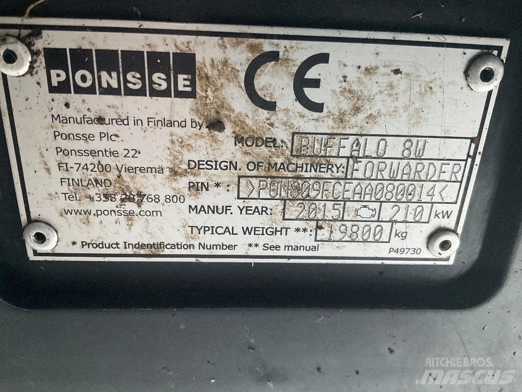 Ponsse BUFFALO 8W Forwarders