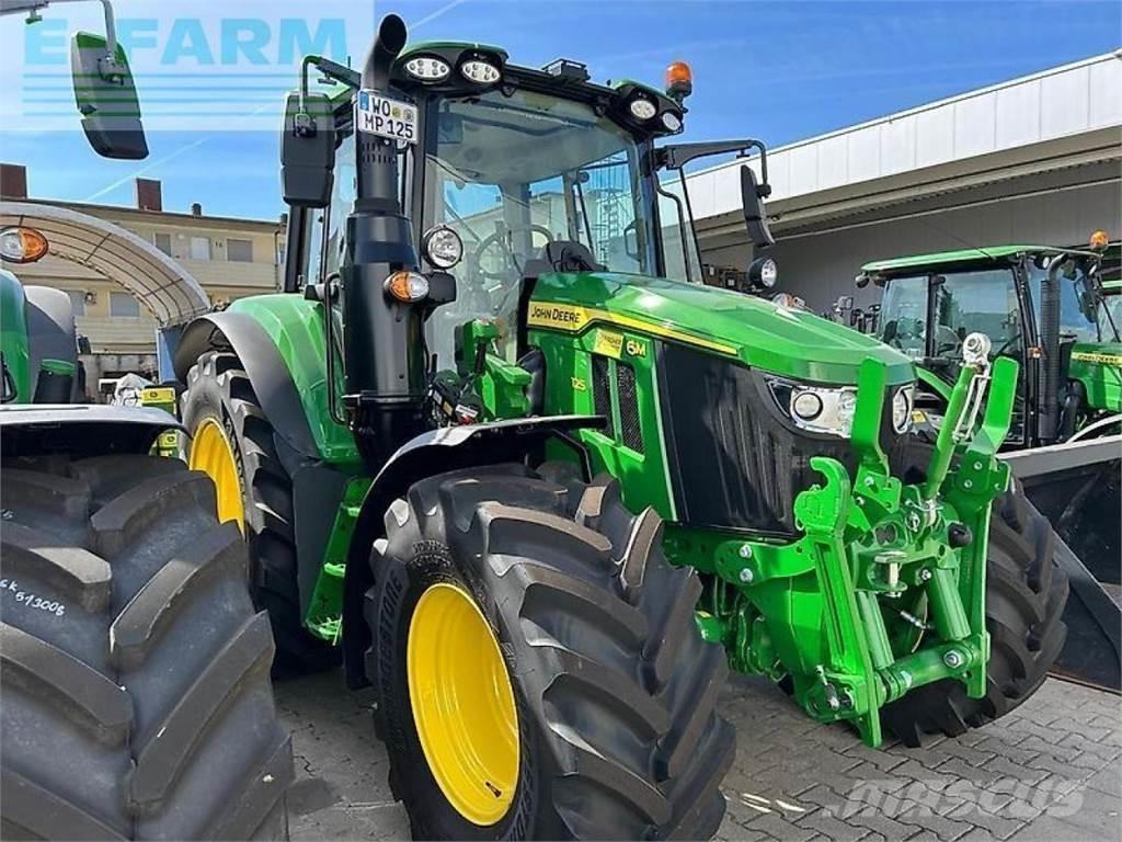 John Deere 6m 125 Tractors