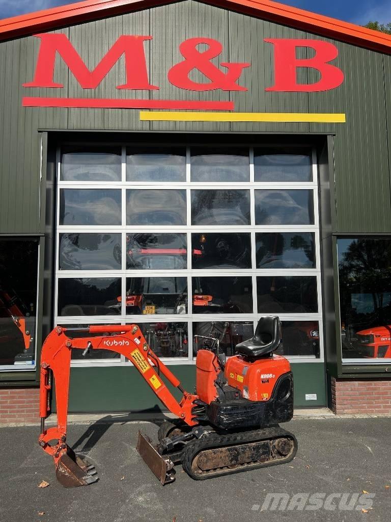 Kubota K 008-3 Mini excavators < 7t (Mini diggers)