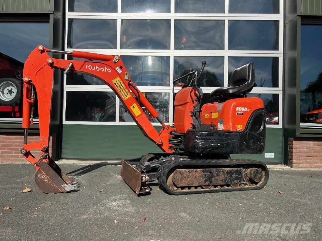 Kubota K 008-3 Mini excavators < 7t (Mini diggers)