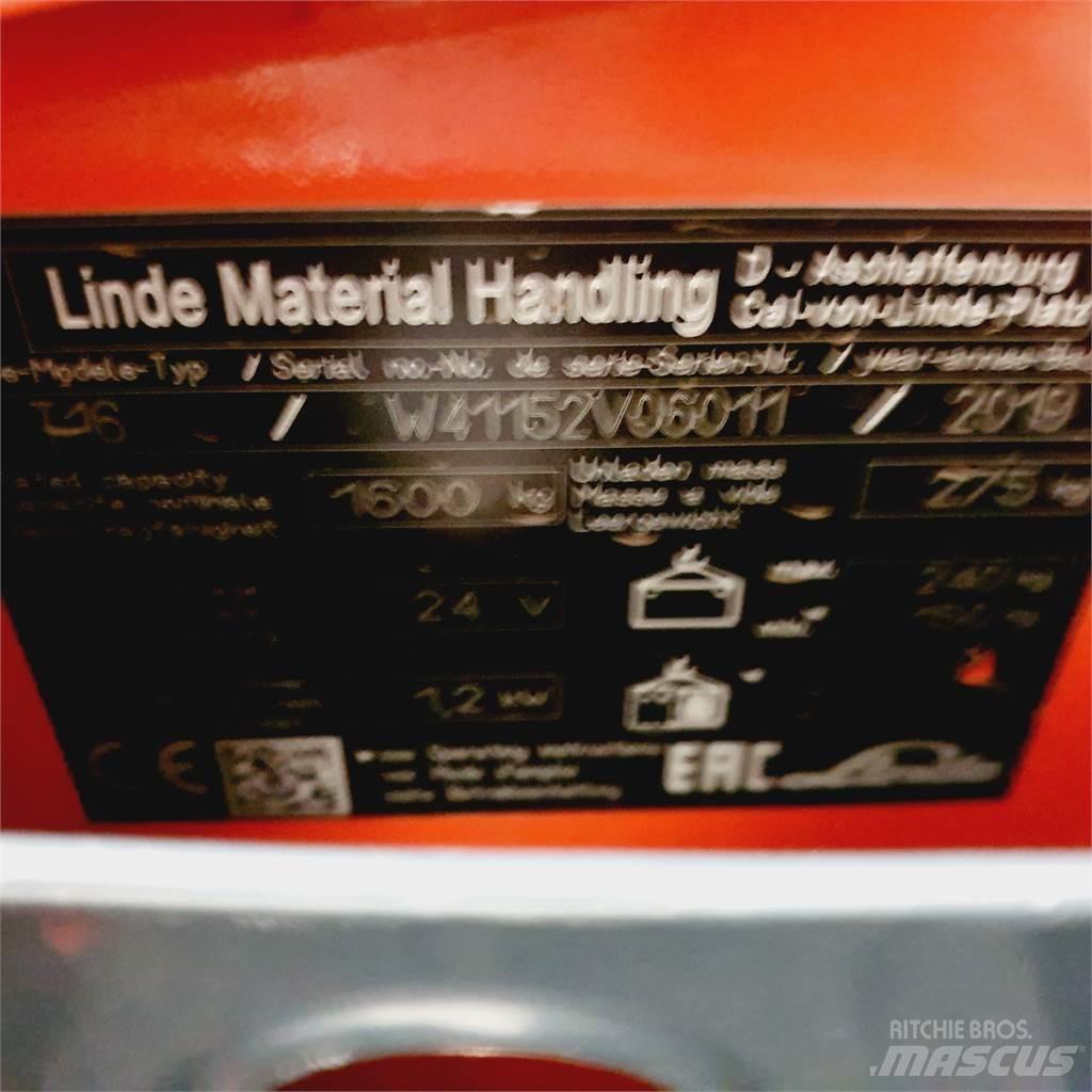 Linde T16 Li-Ion Low lifter