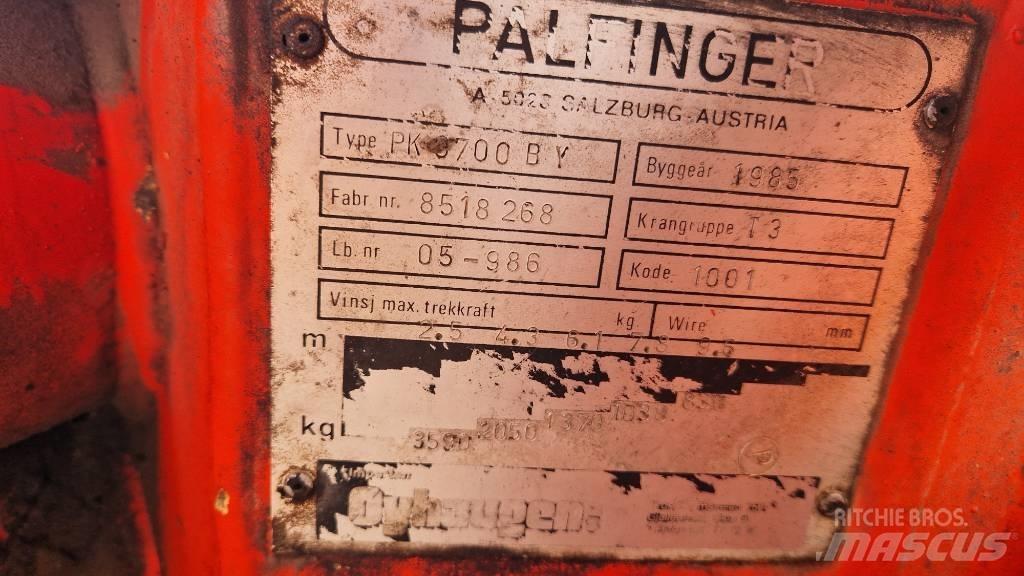 Palfinger PK 9700 Loader cranes