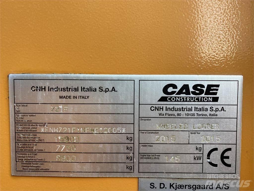 CASE 721F Wheel loaders