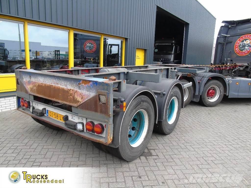  TR'AX 2 AXLE + 20FT Container semi-trailers