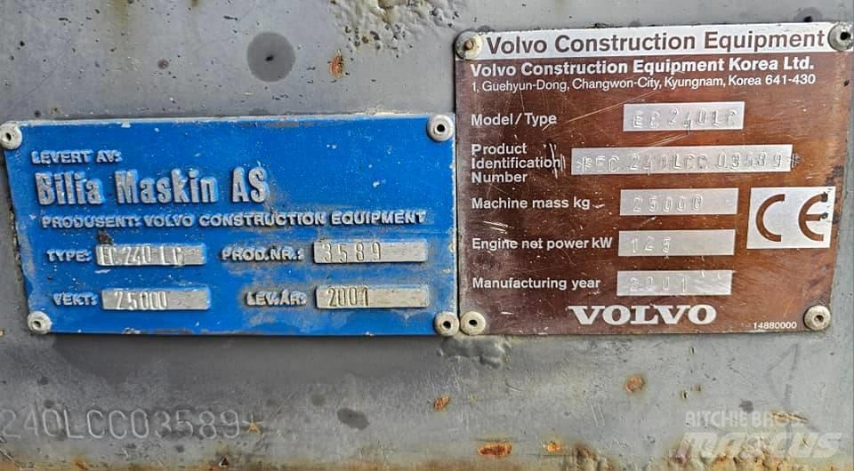 Volvo EC 240 LC Crawler excavators