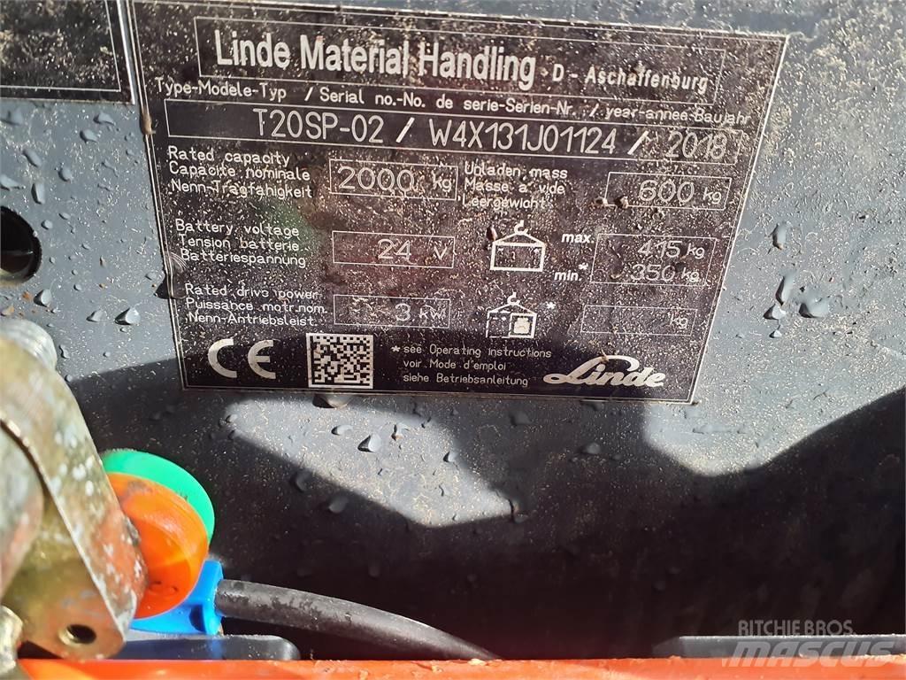 Linde T20SP kurz Low lifter