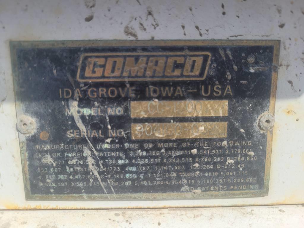 Gomaco CC1200 Concrete accessories