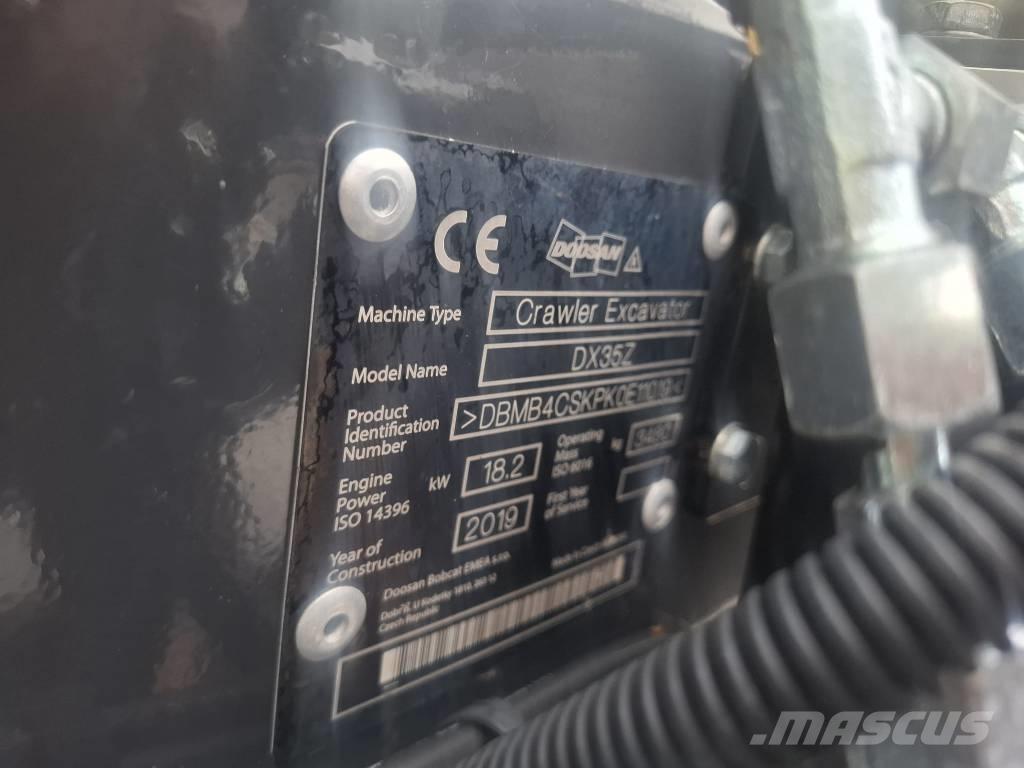 Doosan DX 35 Z Mini excavators < 7t (Mini diggers)