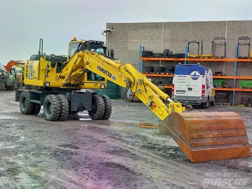 Komatsu PW 148-8 Wheeled excavators