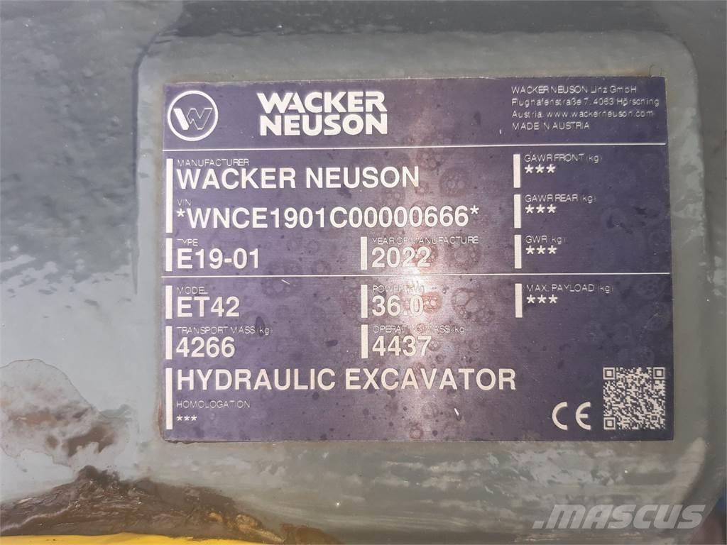 Wacker Neuson ET42 Crawler excavators