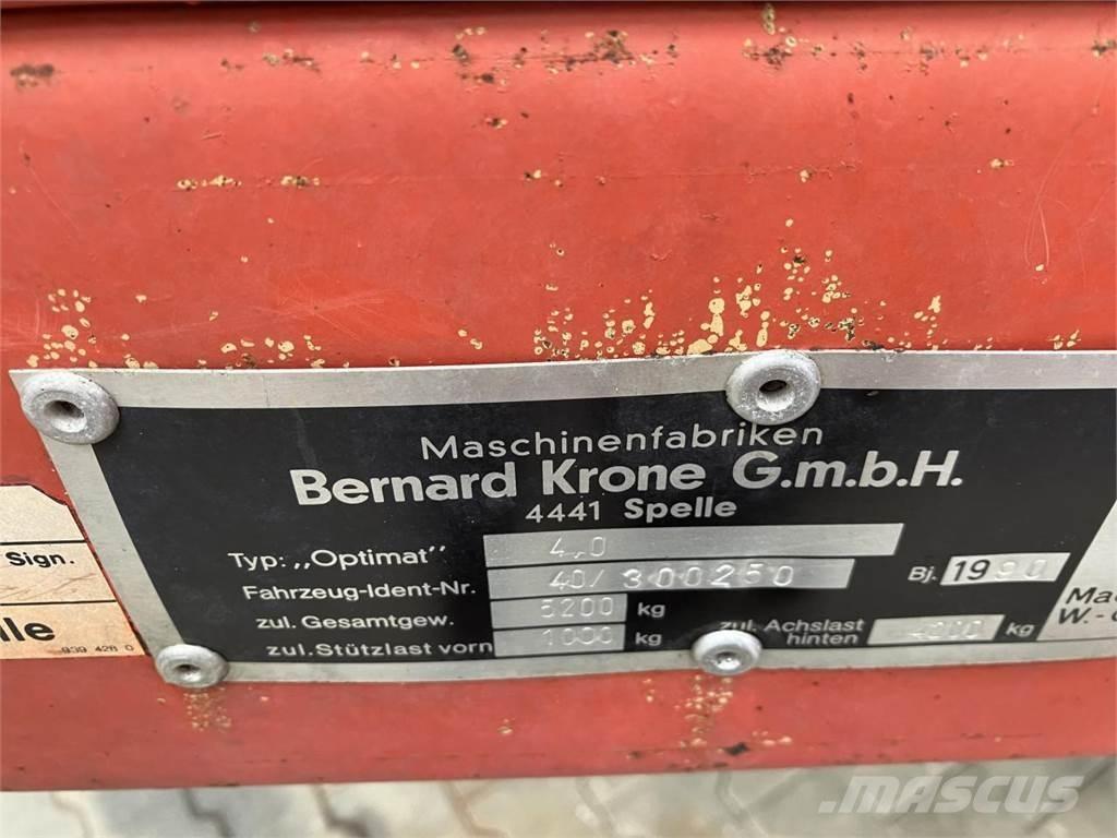 Krone Optimat 4.0 Manure spreaders