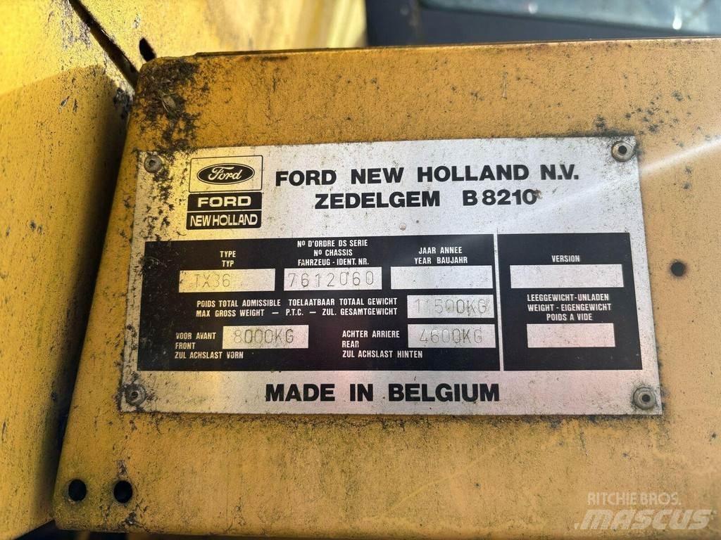New Holland TX 36 Combine harvesters
