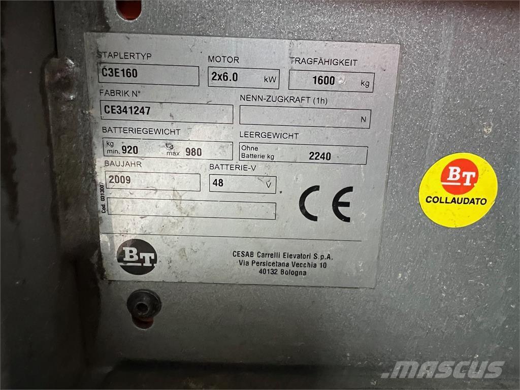 BT C3E160 Electric forklift trucks