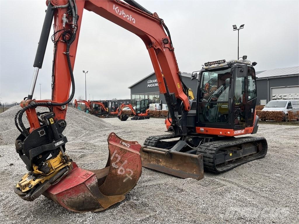 Kubota KX 080-4 Mini excavators  7t - 12t