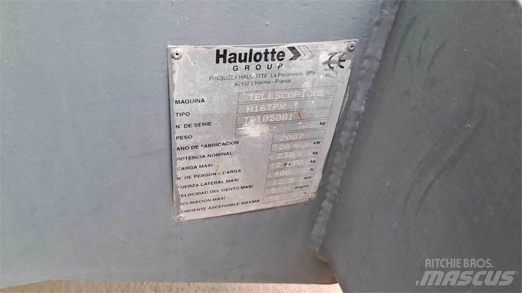 Haulotte H16TPX Telescopic boom lifts