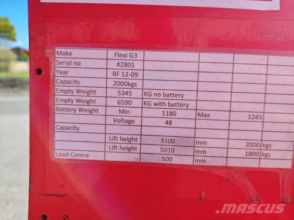 Flexi G3 Electric forklift trucks