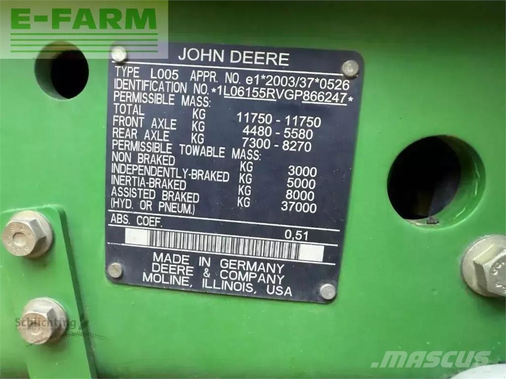 John Deere 6155r Tractors