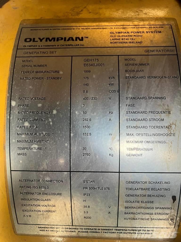 Olympian GEH 175 Diesel Generators