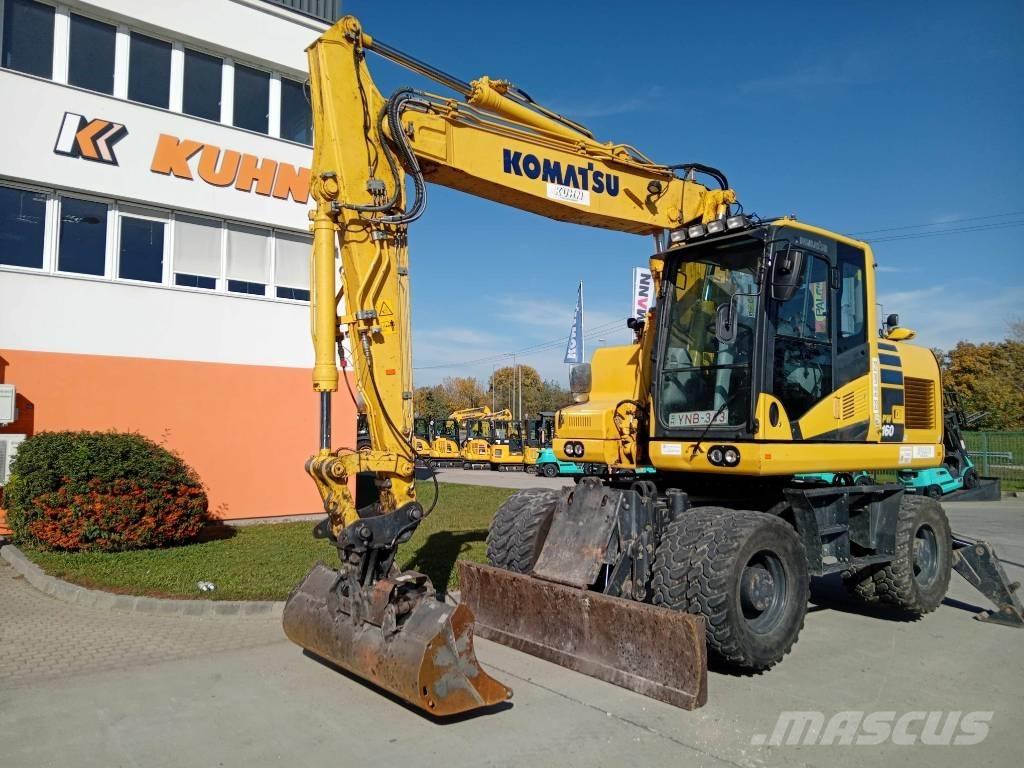 Komatsu PW 160-11 Wheeled excavators