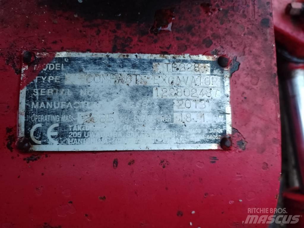 Takeuchi TB228 Mini excavators < 7t (Mini diggers)