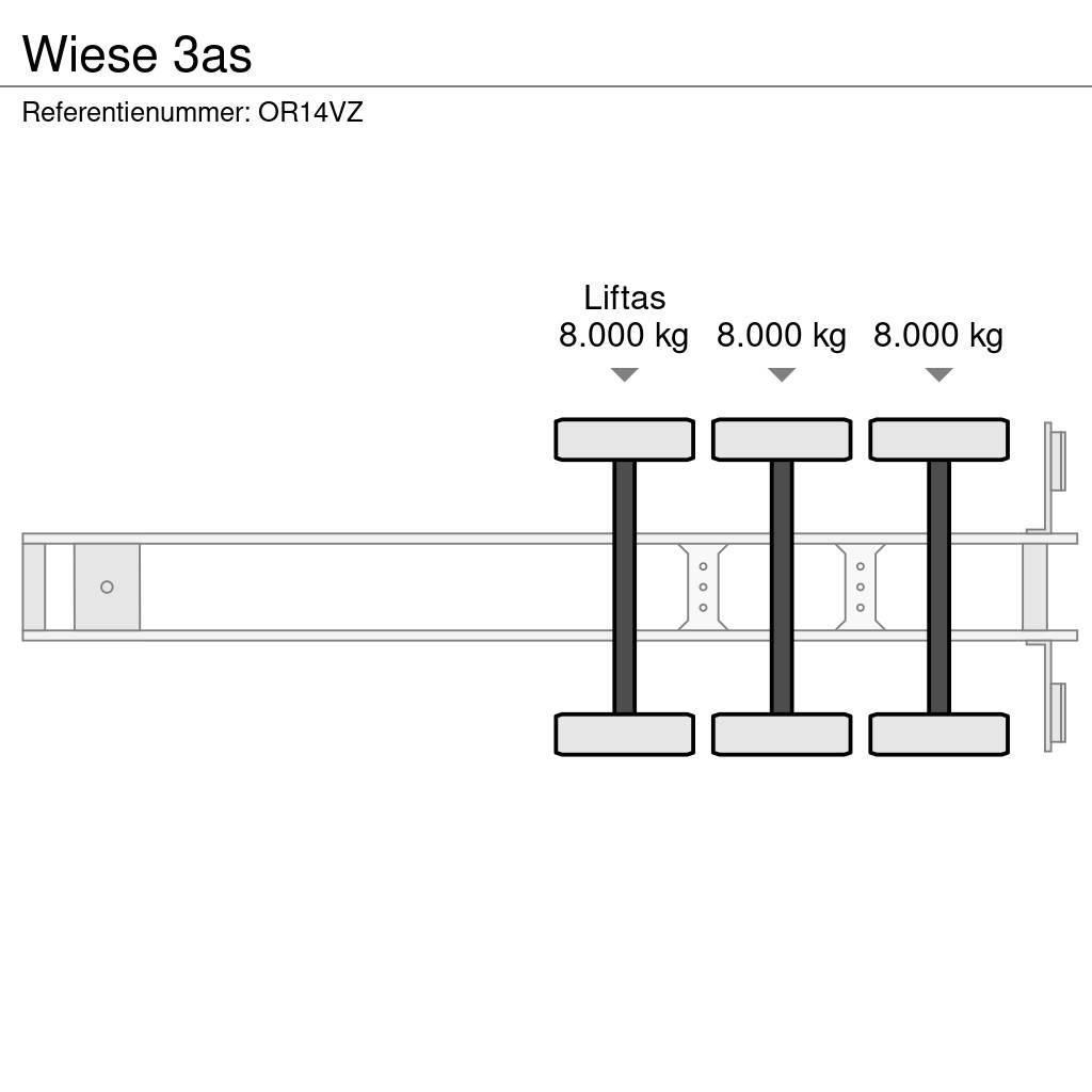 Wiese 3as Flatbed/Dropside semi-trailers