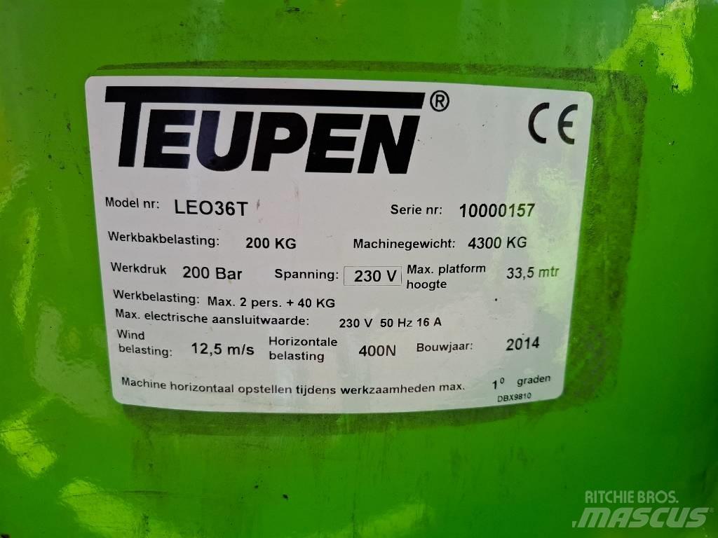 Teupen LEO36T Telescopic boom lifts
