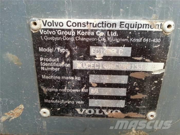 Volvo EC 140 B LC Crawler excavators