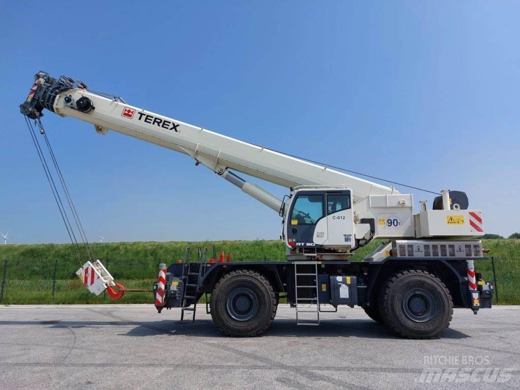 Terex RT 90 Rough terrain cranes
