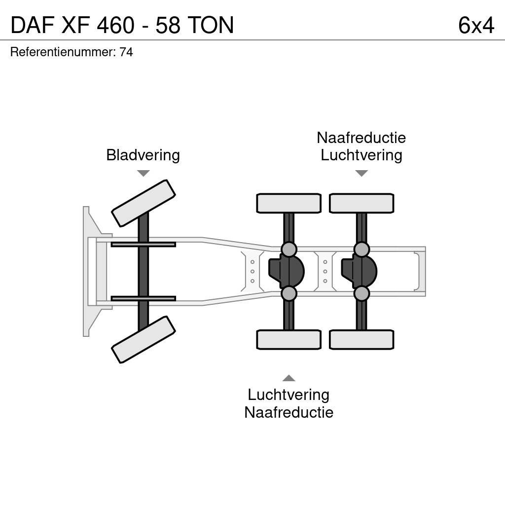 DAF XF 460 - 58 TON Prime Movers