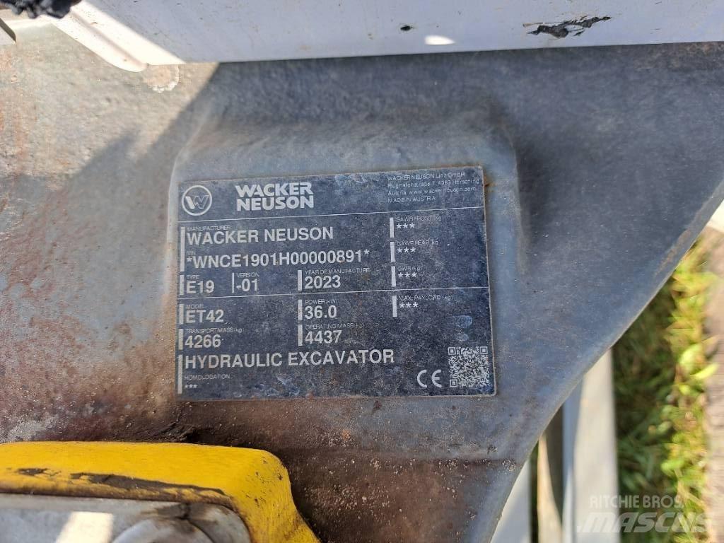 Wacker Neuson ET42 Crawler excavators