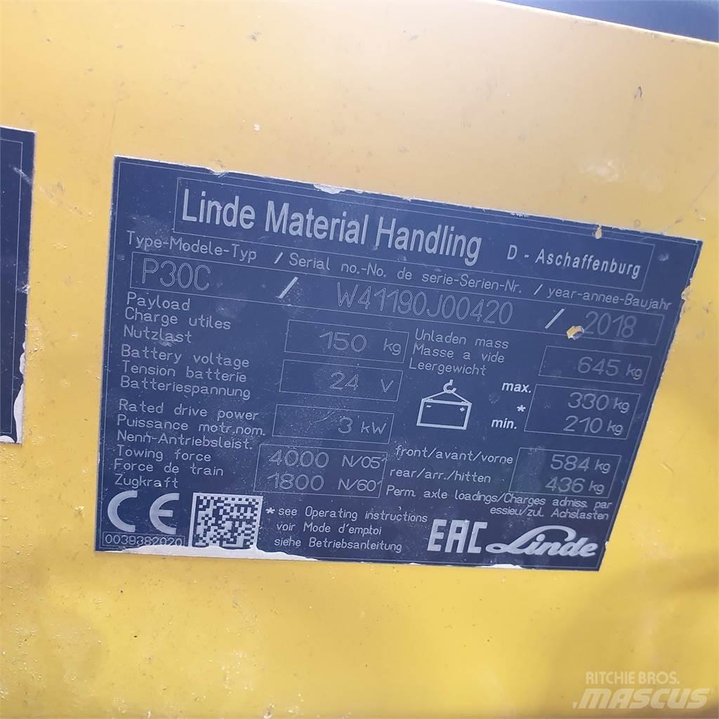 Linde P30C Tow truck