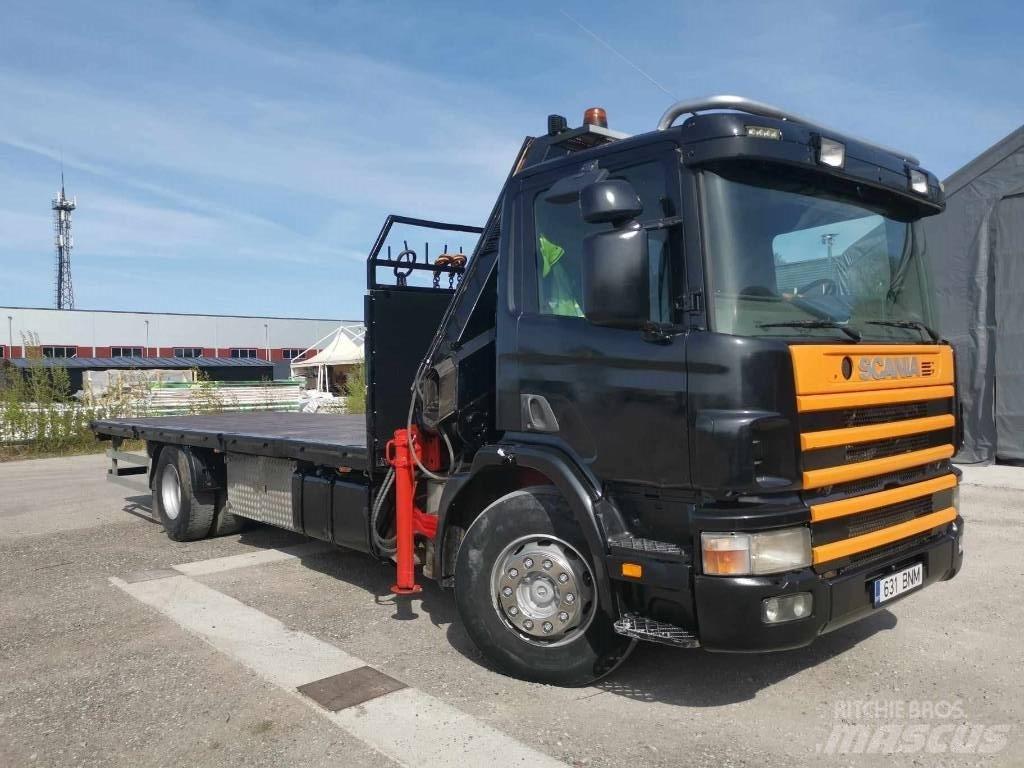 Scania P 124 Truck mounted cranes