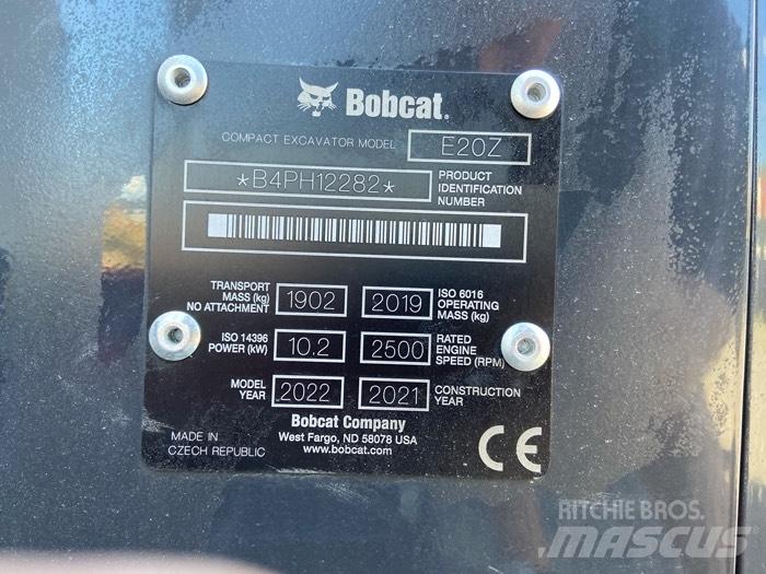 Bobcat E20z Mini excavators < 7t (Mini diggers)
